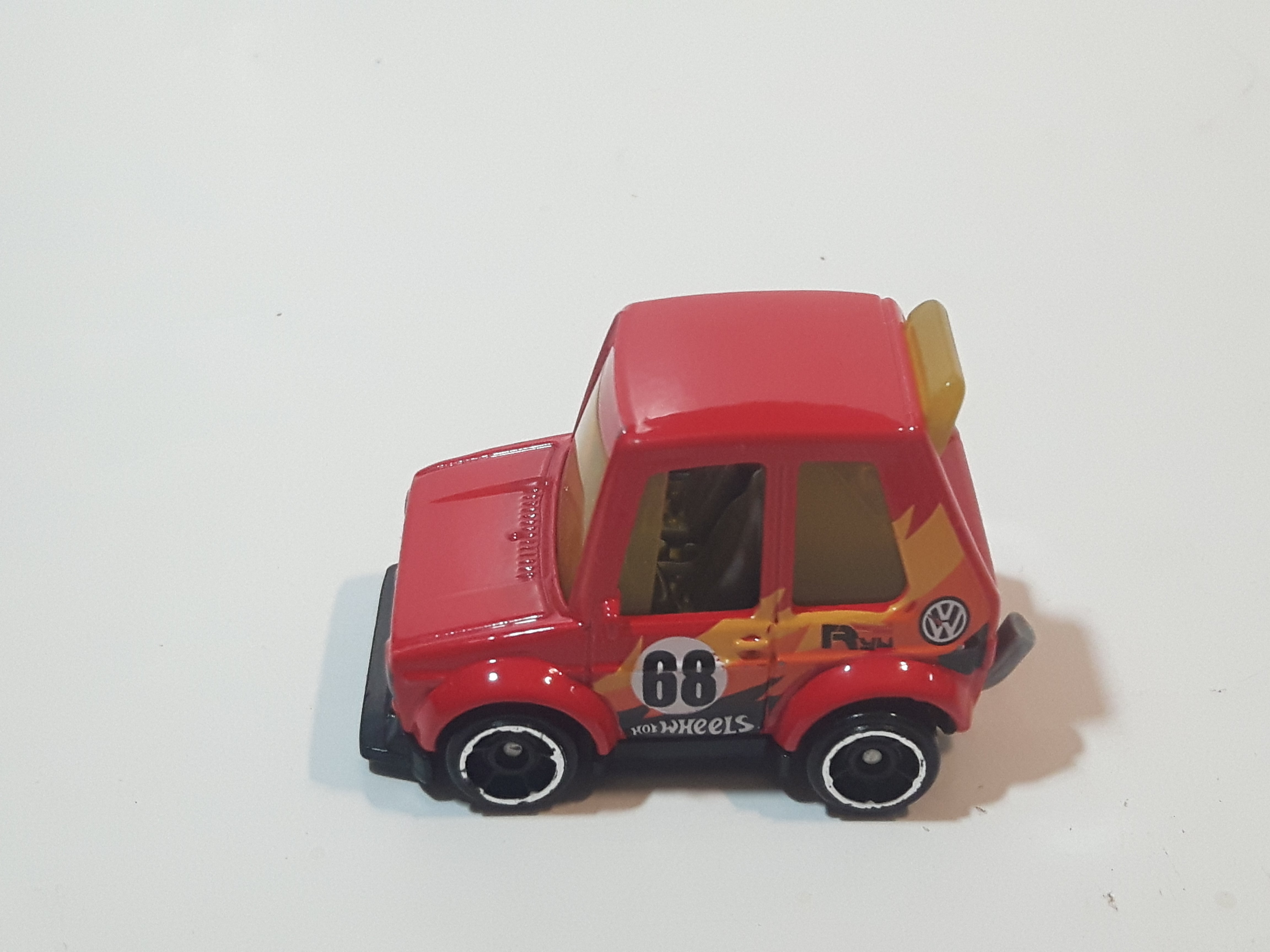 2022 Hot Wheels Tooned Volkswagen Golf MK1 Red Die Cast Toy Car Vehicle 8