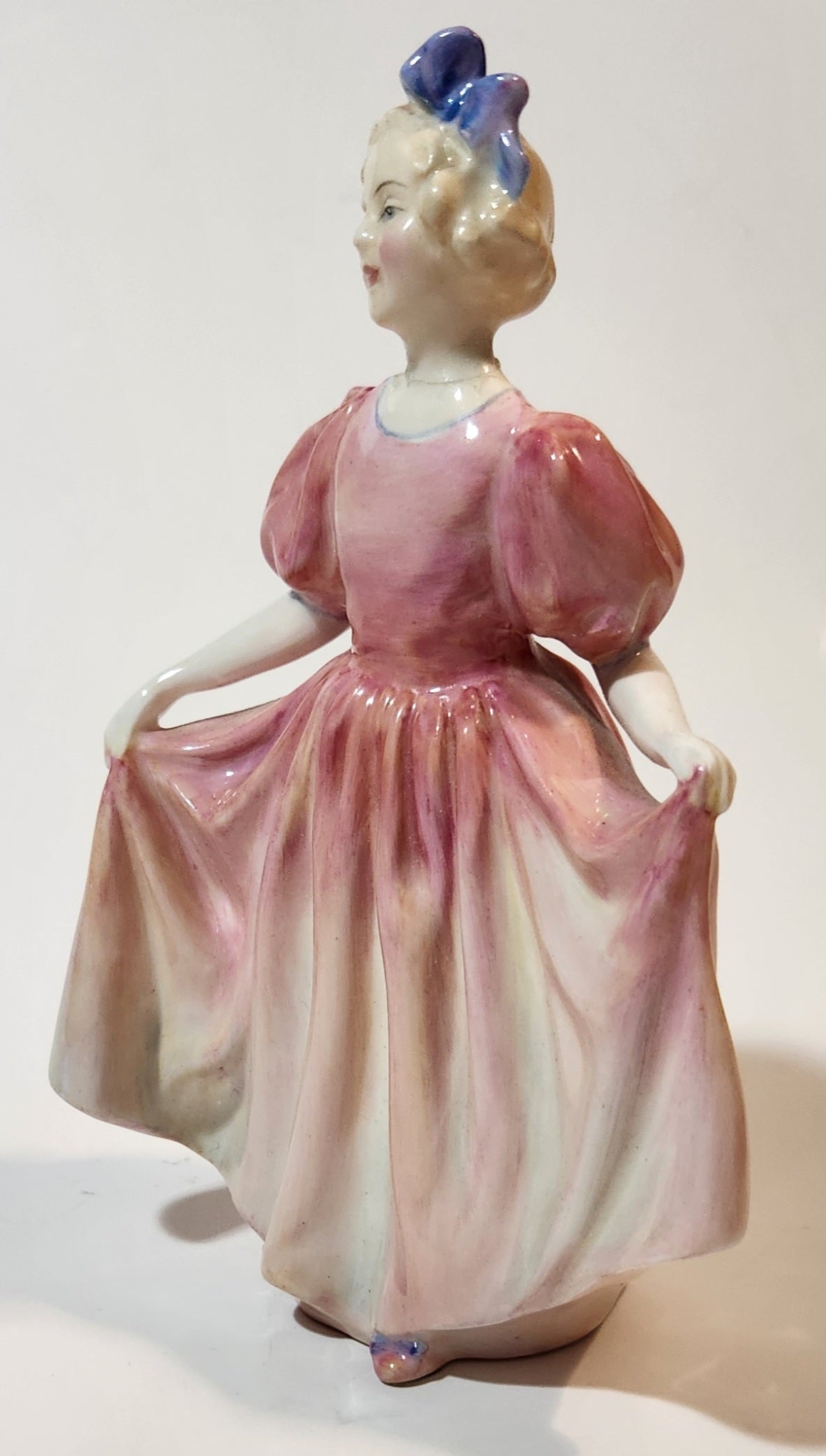 Vintage Royal Doulton Sweeting 6 1/4" Tall Bone China Figurine H.N.1935 (Neck Repair) 2