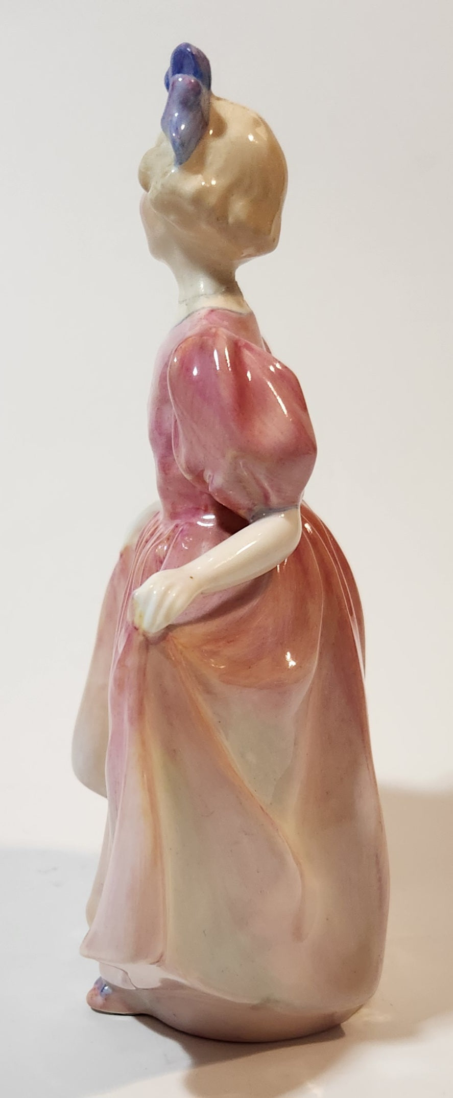 Vintage Royal Doulton Sweeting 6 1/4" Tall Bone China Figurine H.N.1935 (Neck Repair) 3