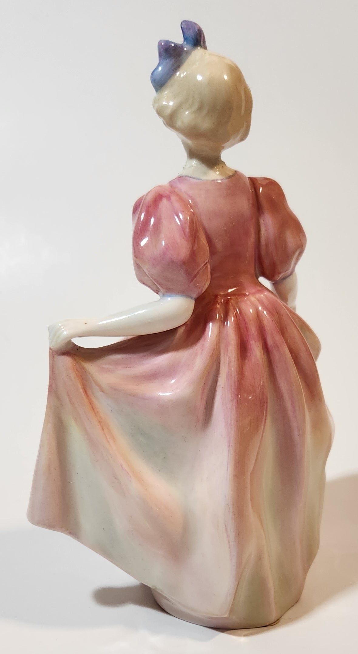 Vintage Royal Doulton Sweeting 6 1/4" Tall Bone China Figurine H.N.1935 (Neck Repair) 4
