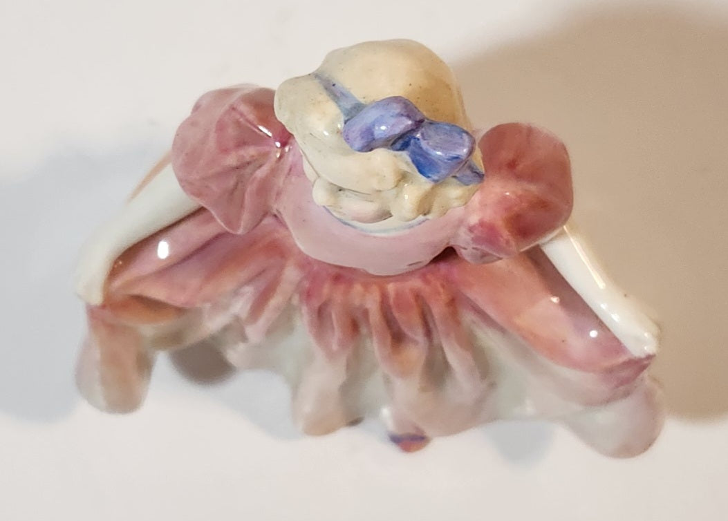 Vintage Royal Doulton Sweeting 6 1/4" Tall Bone China Figurine H.N.1935 (Neck Repair) 9