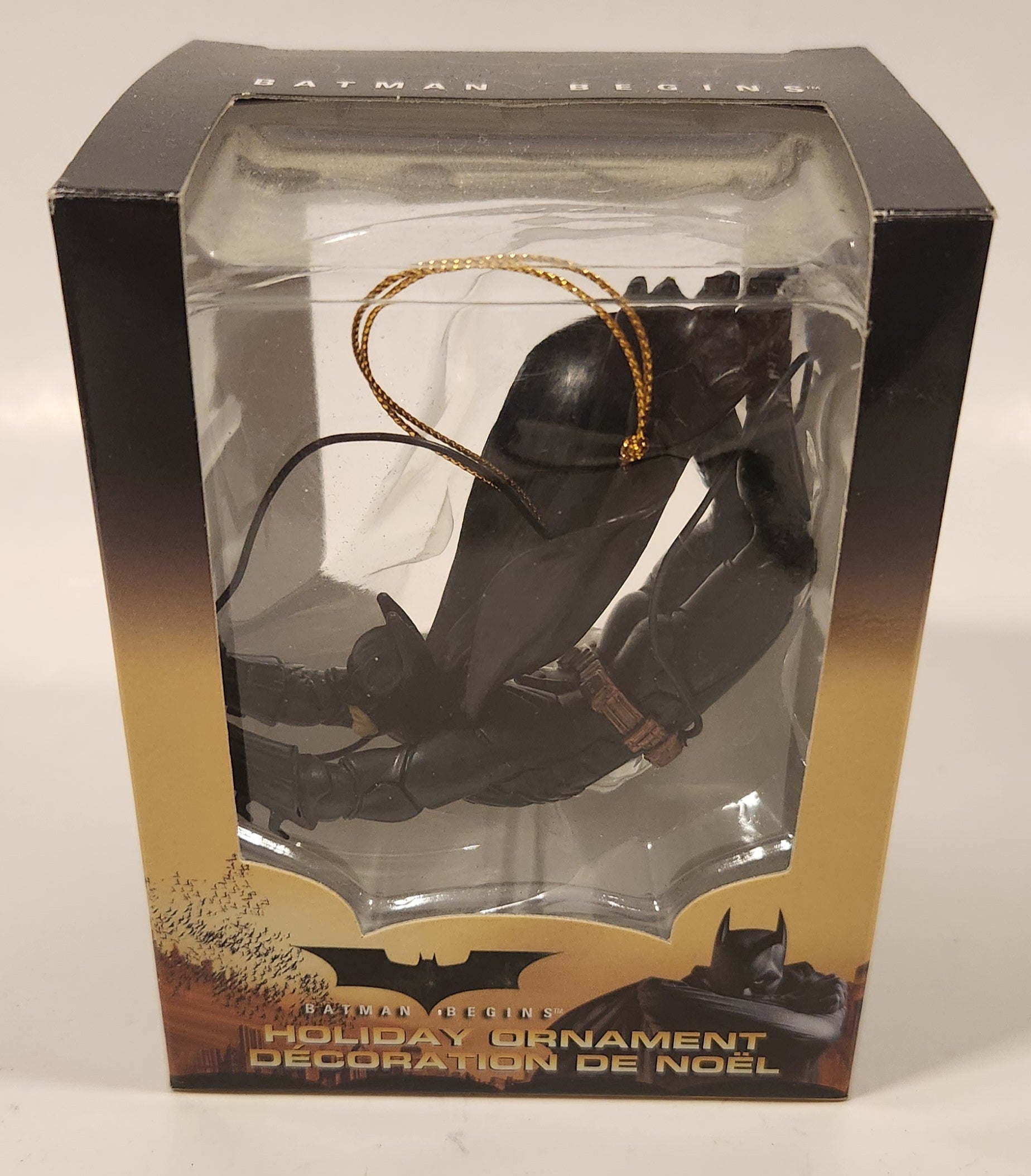 2005 Kurt S. Adler Warner Bros. DC Comics Batman Begins Flying Batman Holiday Ornament New in Box 3