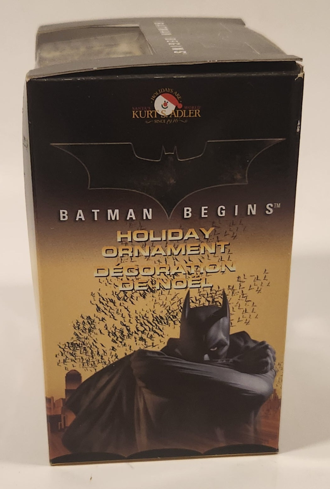 2005 Kurt S. Adler Warner Bros. DC Comics Batman Begins Flying Batman Holiday Ornament New in Box 5