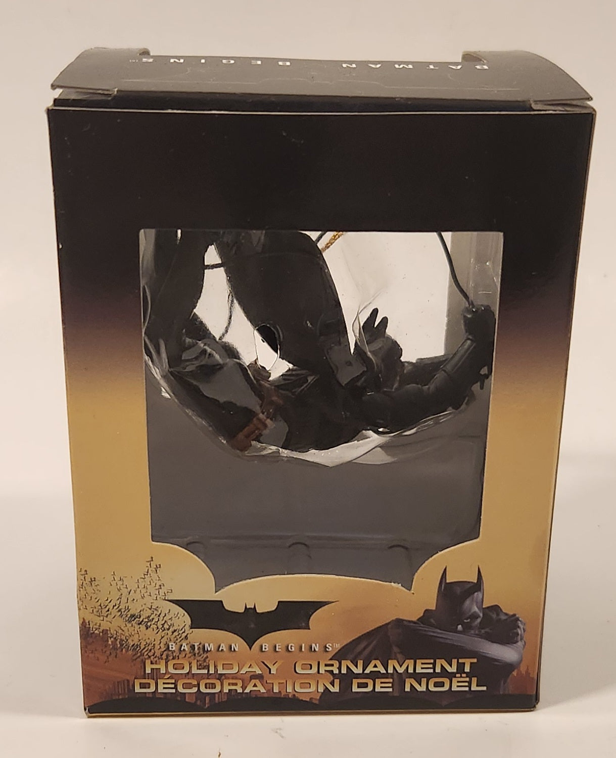 2005 Kurt S. Adler Warner Bros. DC Comics Batman Begins Flying Batman Holiday Ornament New in Box 6