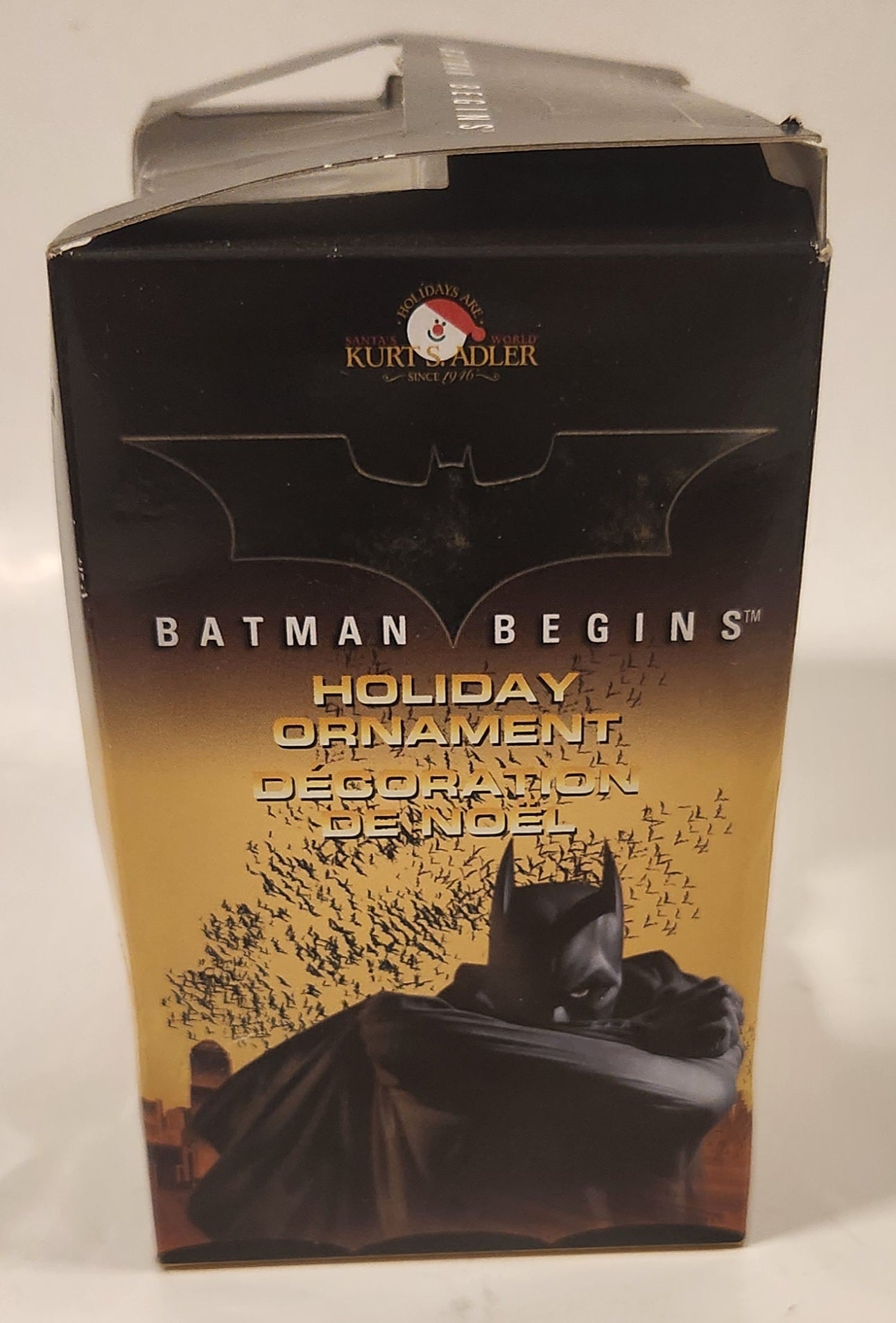 2005 Kurt S. Adler Warner Bros. DC Comics Batman Begins Batman Perched Holiday Ornament New in Box 4