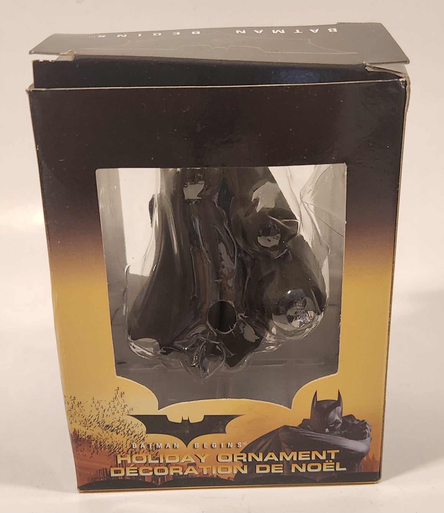 2005 Kurt S. Adler Warner Bros. DC Comics Batman Begins Batman Perched Holiday Ornament New in Box 5