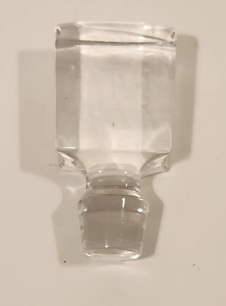 Heavy Clear Glass Bottle Stopper 2