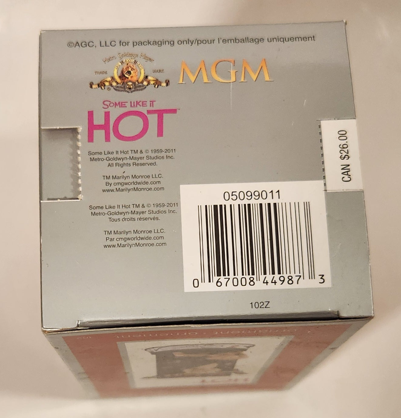 2011 American Greetings Heirloom Collection MGM Marilyn Monroe Some Like It Hot Christmas Tree Ornament New in box 9