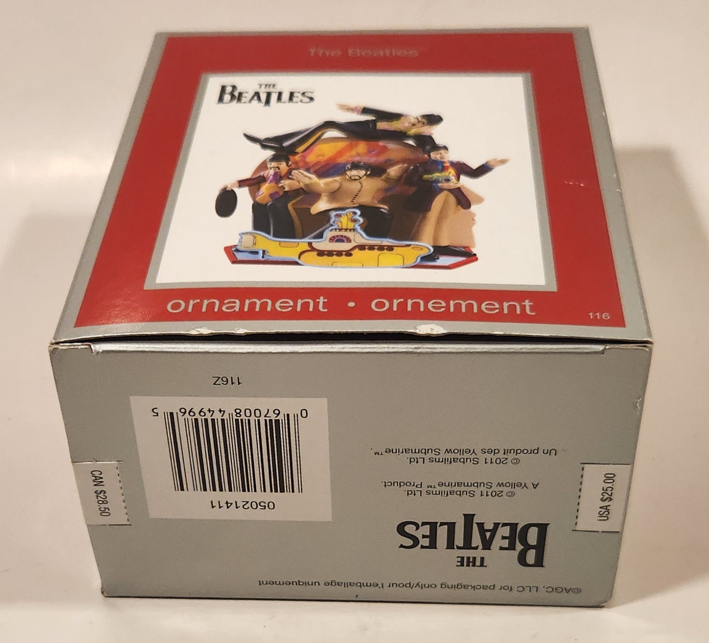 2011 American Greetings Heirloom Collection The Beatles Christmas Tree Ornament New in Box 9