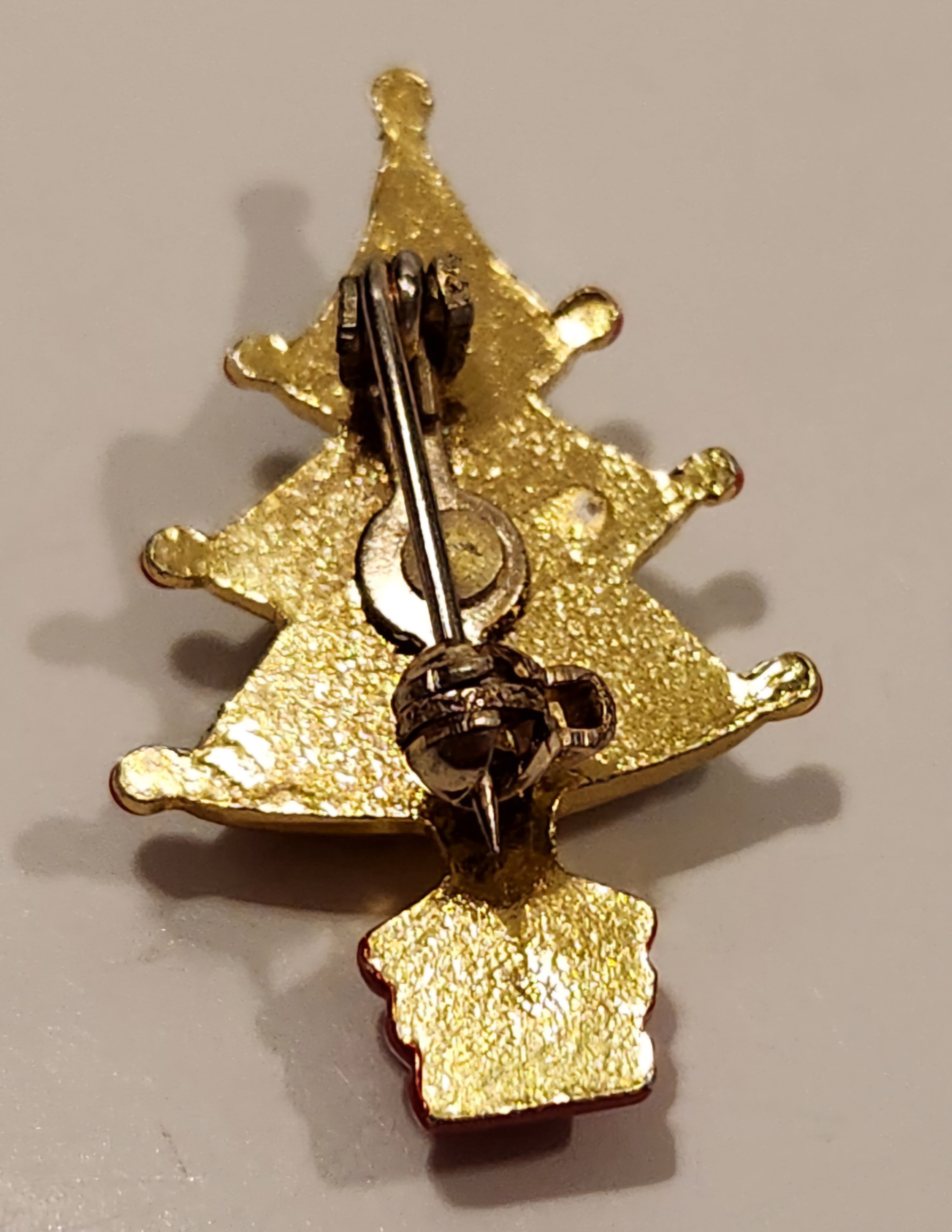 Christmas Tree Metal Brooch Pin 4