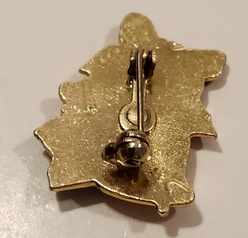 Christmas Bells and Holly Metal Brooch Pin 3