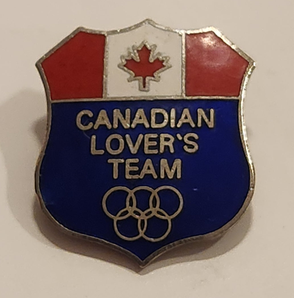 Olympic Games Canadian Lover's Team Enamel Metal Lapel Pin 3