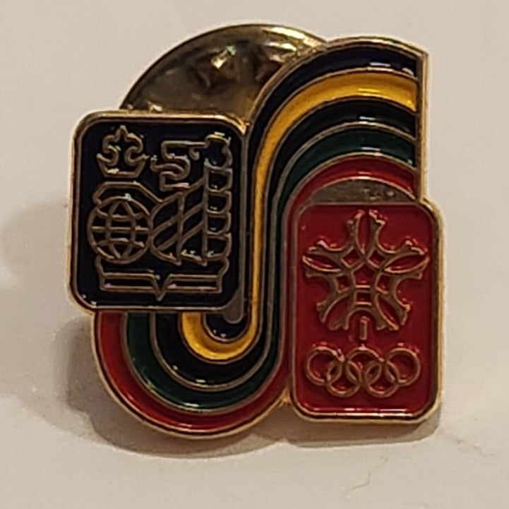 1988 Calgary Winter Olympics RBC Royal Bank of Canada Enamel Metal Lapel Pin 2