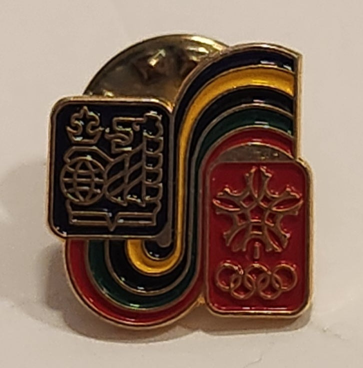 1988 Calgary Winter Olympics RBC Royal Bank of Canada Enamel Metal Lapel Pin 3