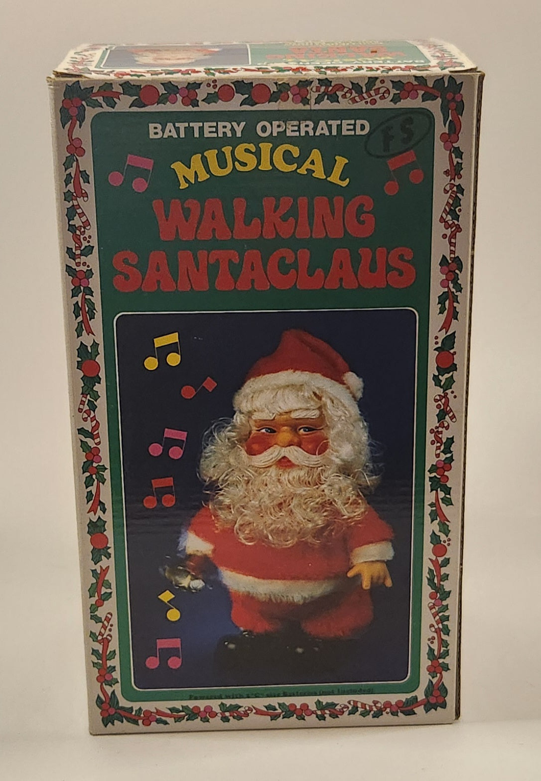 Battery Operated Musical Walking Santa Claus with Box 13