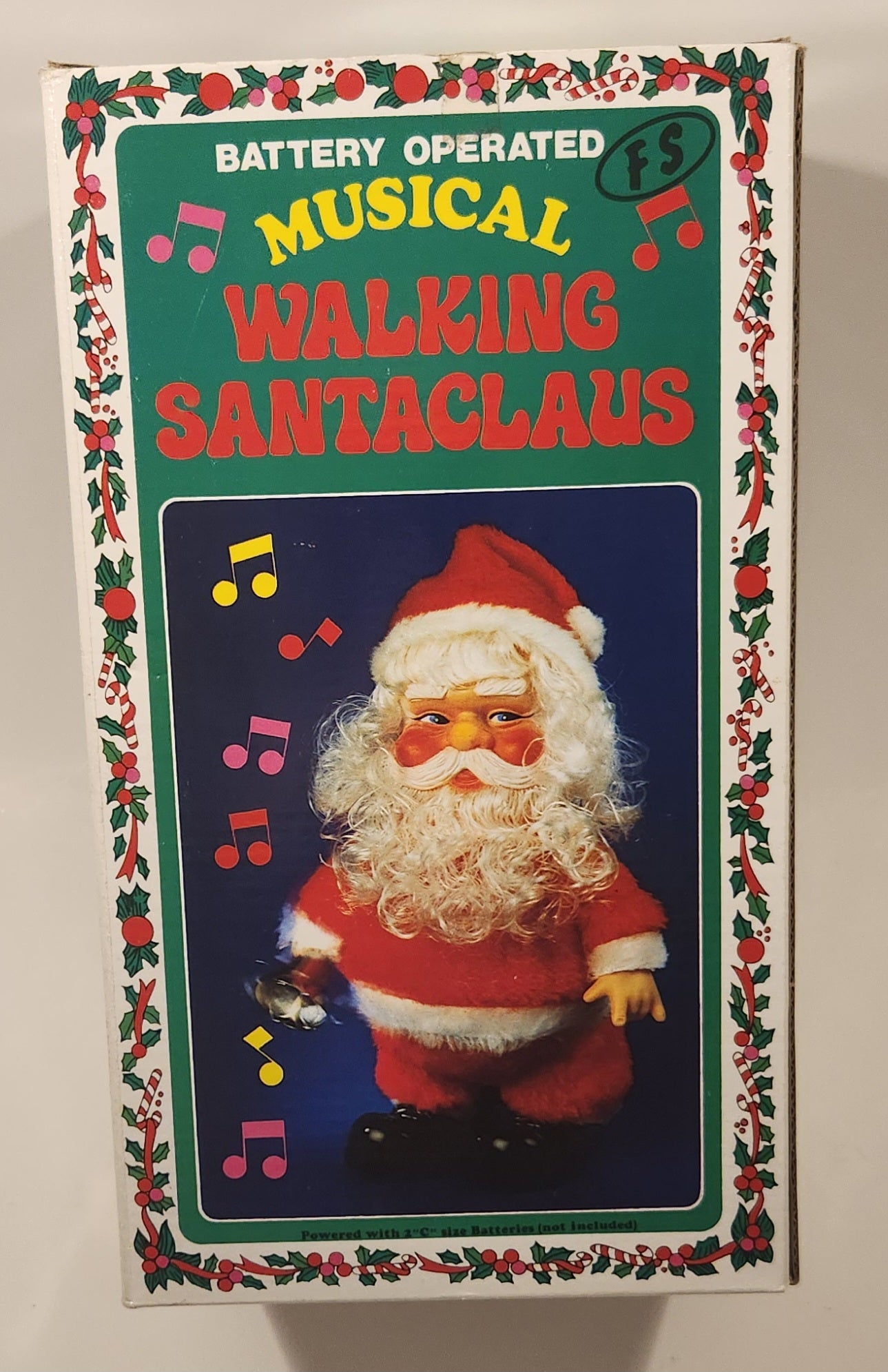 Battery Operated Musical Walking Santa Claus with Box 9