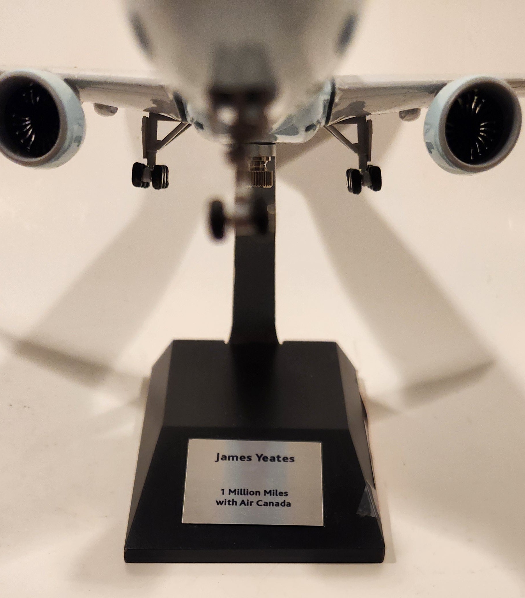 Rare 1 Million Miles with Air Canada Boeing 777-300ER 14 1/4" Long Plane Aircraft Model with Stand 9