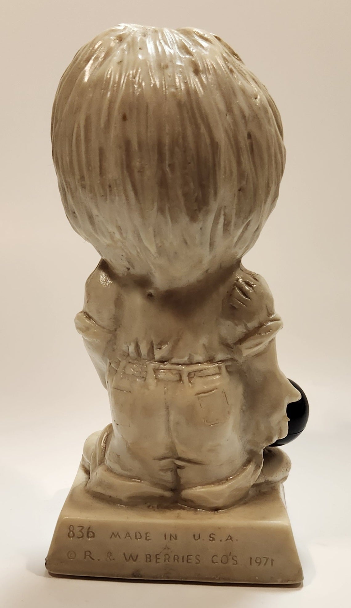 1971 W & R Berries & Co's Old Bowlers Never Die They Just Don't Score As Much Resin 836 Figurine Made in USA 3