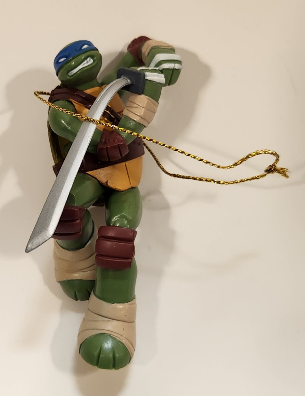 2013 Carlton Heirloom Viacom TMNT Teenage Mutant Ninja Turtles Donatello 4" Tall PVC Christmas Tree Hanging Ornament 2