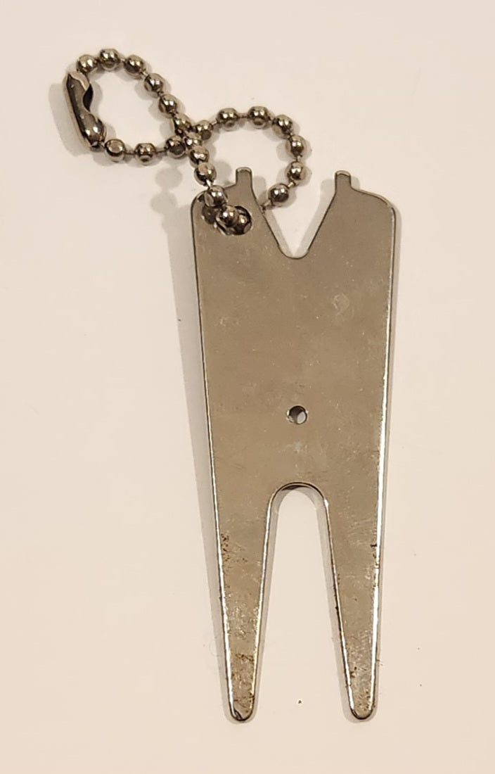 Air-Vac Brake Ltd. Metal Fob Keychain Golf Divot Tool 2