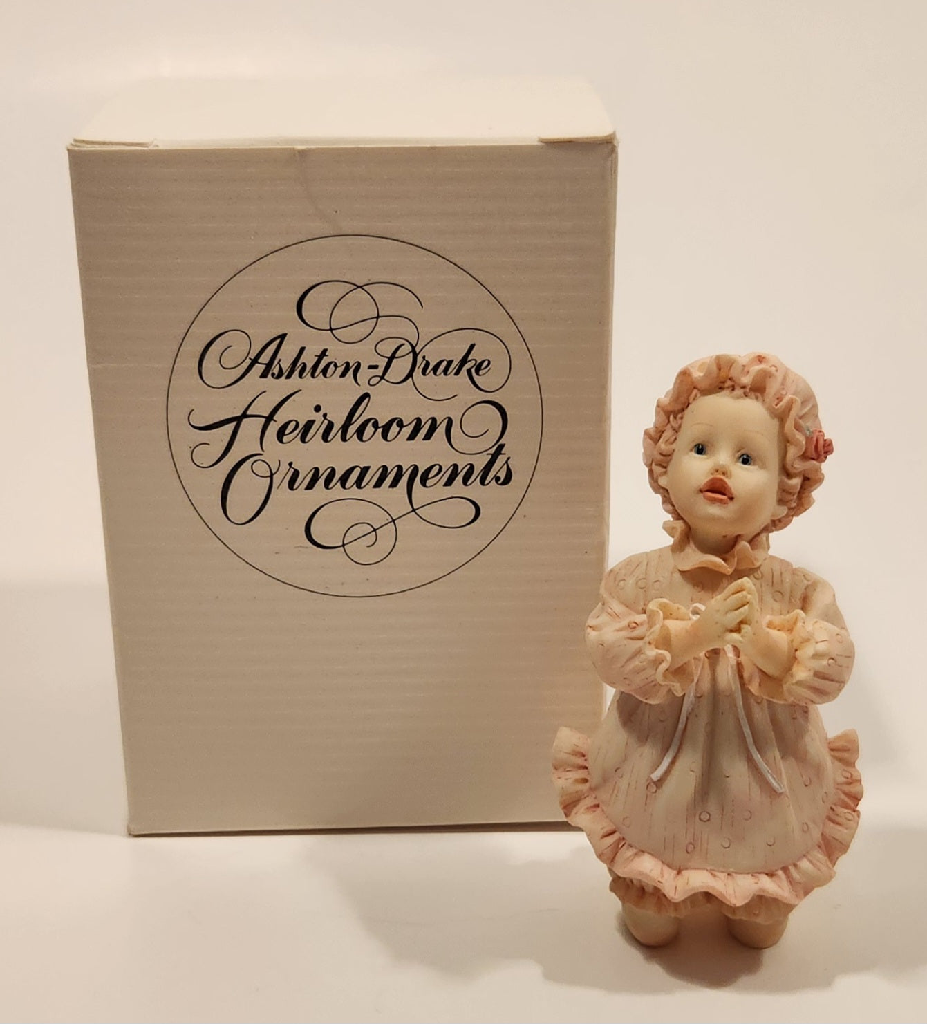 1993 Ashton Drake Heirloom Ornaments Emily Porcelain Figurine by Yolanda Bello 4