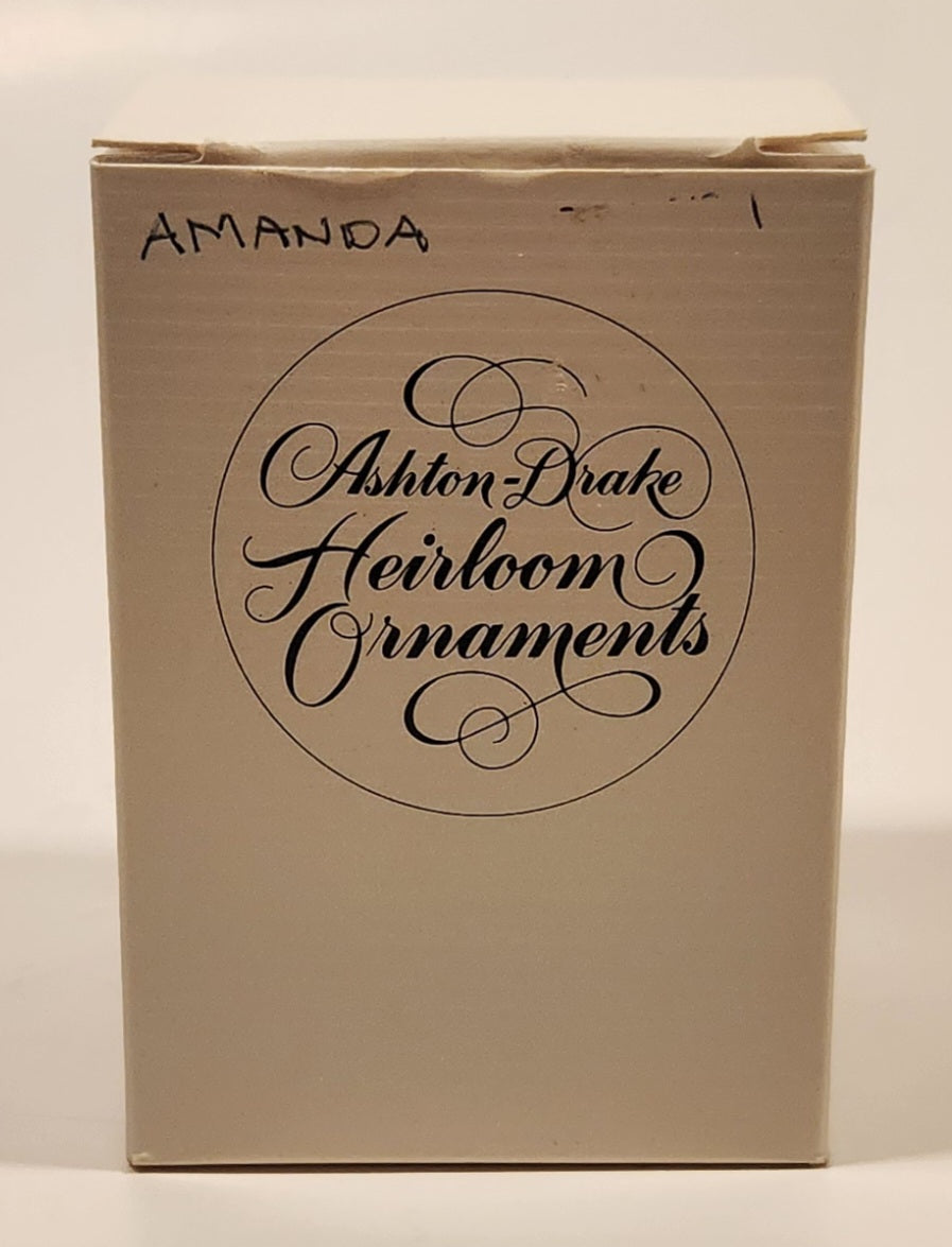 1993 Ashton Drake Heirloom Ornaments Amanda Porcelain Figurine by Yolanda Bello 13
