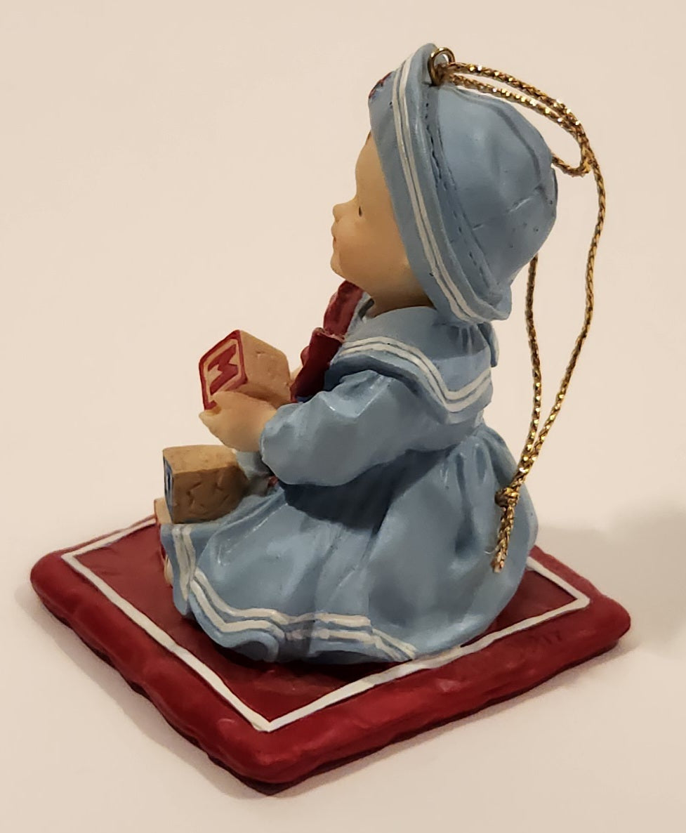 1993 Ashton Drake Heirloom Ornaments Amanda Porcelain Figurine by Yolanda Bello 5