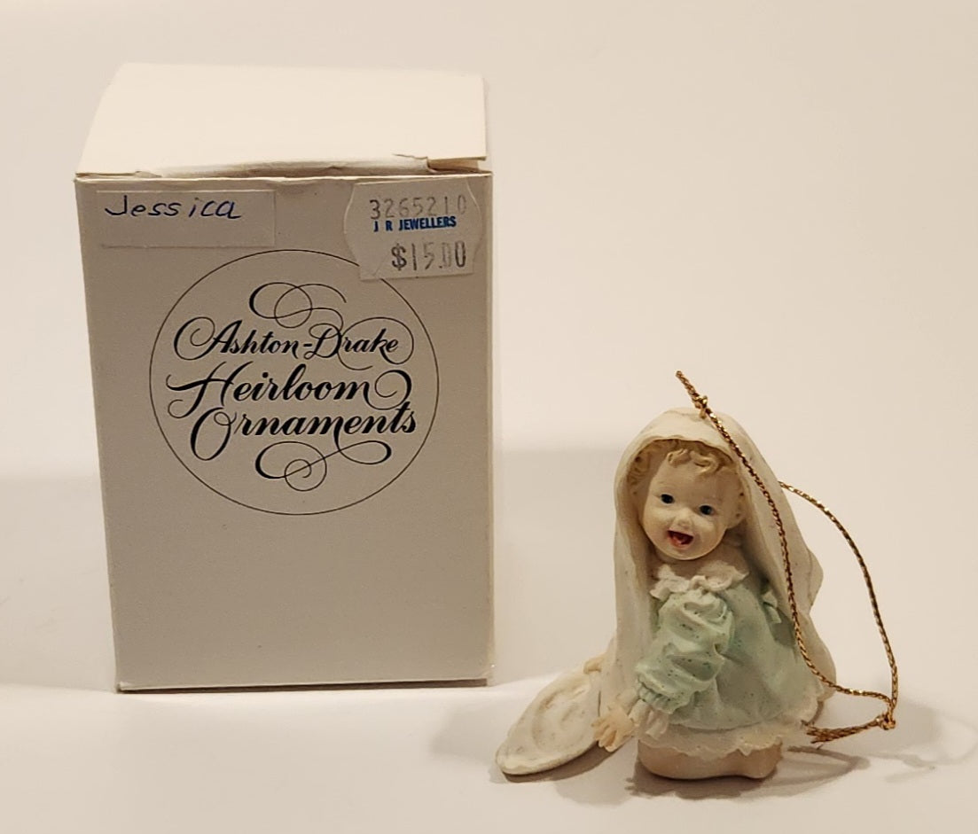 1993 Ashton Drake Heirloom Ornaments Jessica Porcelain Figurine by Yolanda Bello 4