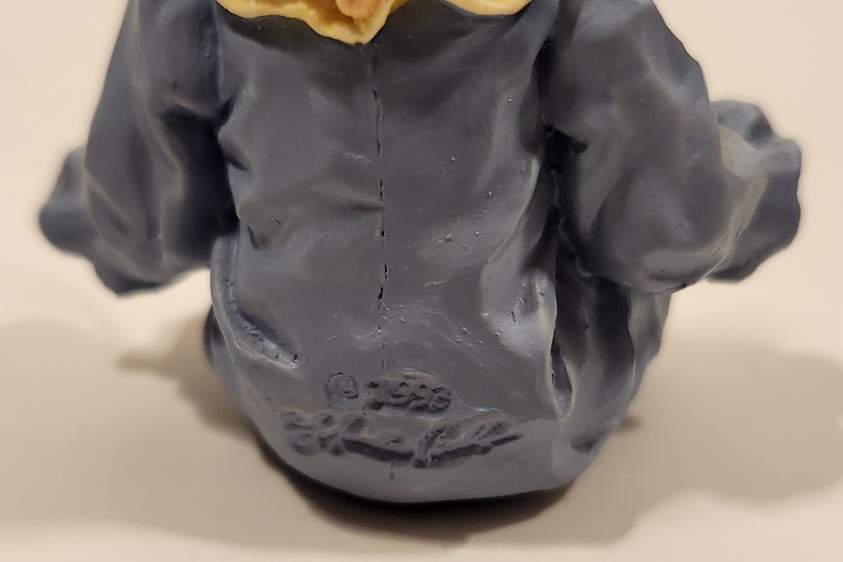 1993 Ashton Drake Heirloom Ornaments Jason in Blue Clown Suit Porcelain Figurine by Yolanda Bello 8
