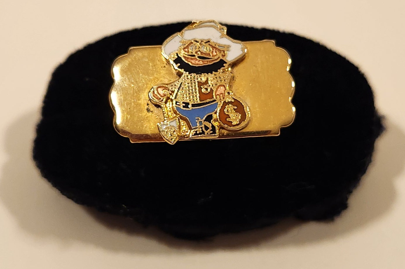 Vintage Joe Juneau Alaska Gold Miner Cufflink (Single)