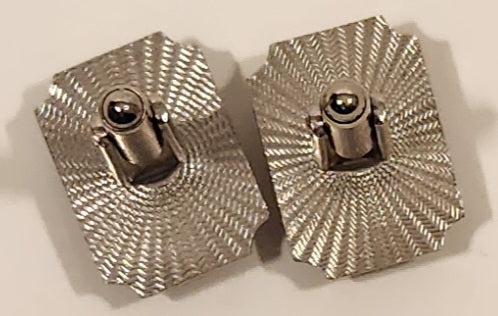 Vintage Tigers Eye Silver Tone Cufflinks 5