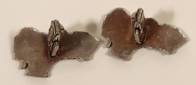 Vintage Michigan Front End Loader Silver Tone Cufflinks 6