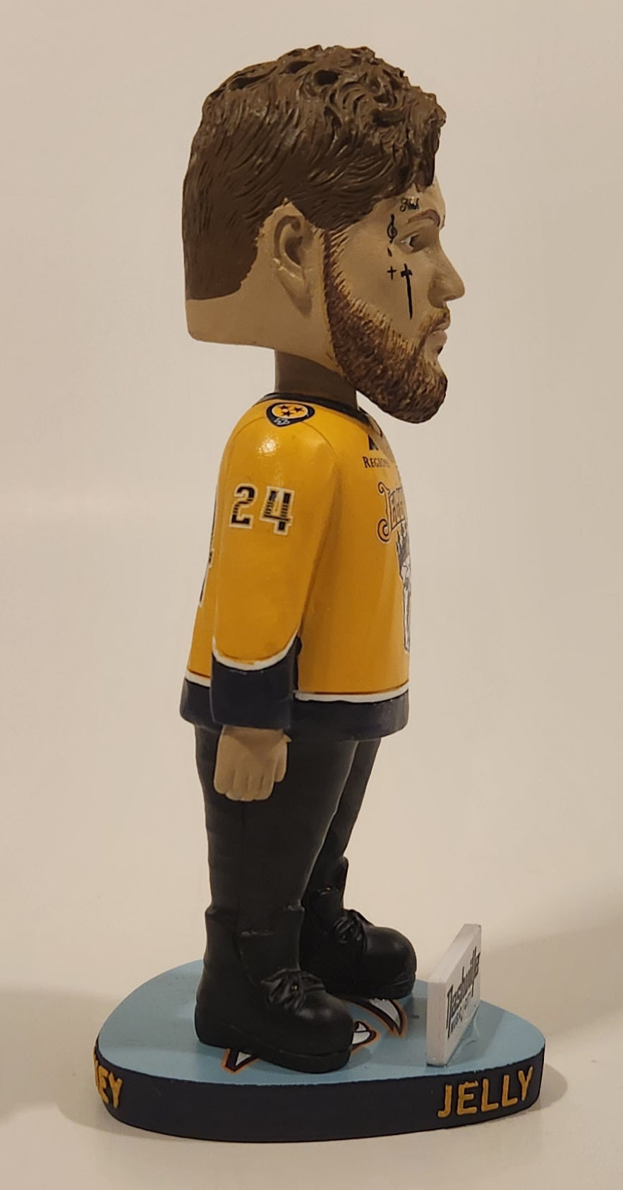 2025 BDA Sports NHL Nashville Predators Music City Hockey Bobblehead Series Smash Ville Jelly Roll 7" Tall Resin Figure New in Box 5