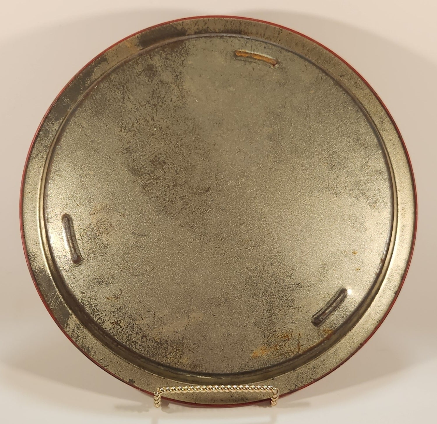 Rare Vintage Wade PDM Avon Marston's Pedigree Our Great Strength is Brewing Ale Red Metal Beer Beverage Serving Tray 3