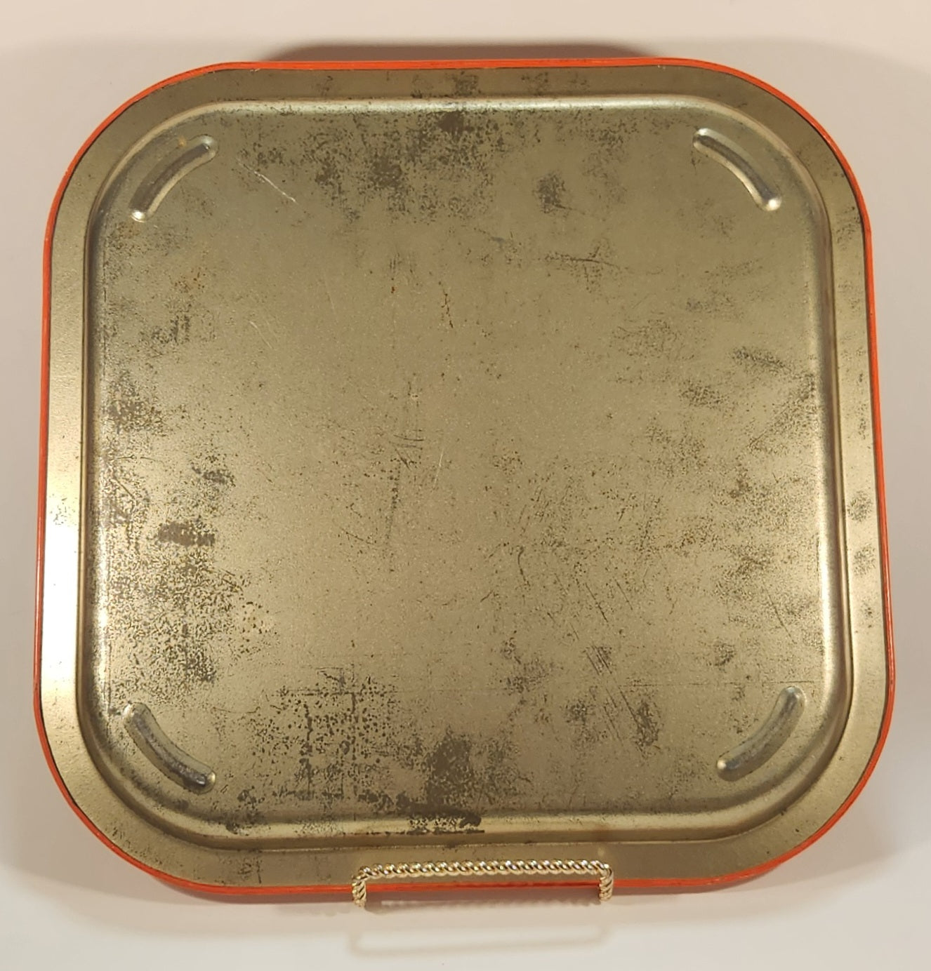Rare Vintage Wade PDM Avon Tennent's Lager ...are you ready? Red Metal Beer Beverage Serving Tray 3