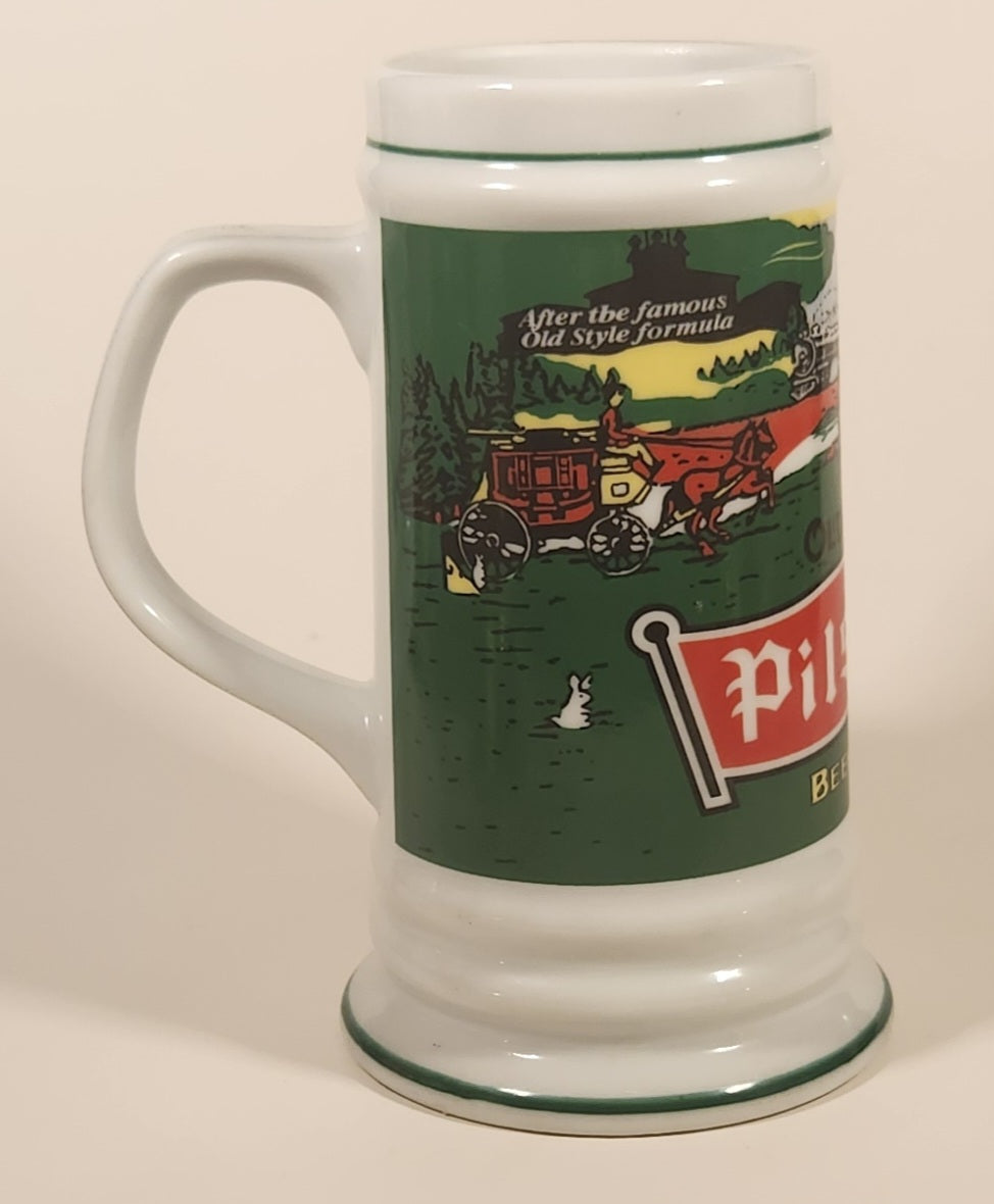 Pilsner Old Style Beer Bunny Rabbit 6 1/4" Tall Stein Mug 5