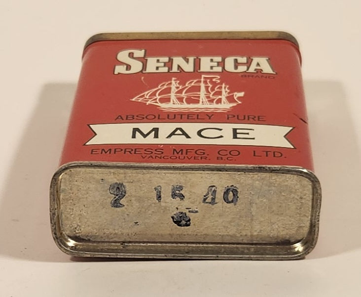 1940s Empress Seneca Brand Mace Tin Still Has Mace 6