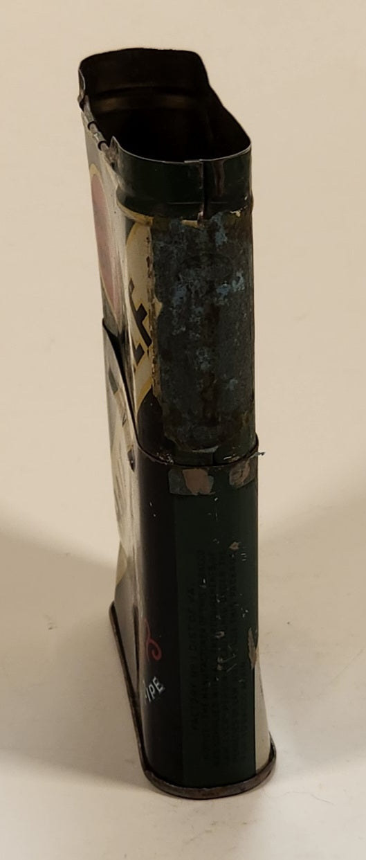 Antique 1930 The American Tobacco Company Burley & Bright Genuine Roll Cut Tobacco Half And Half A Cargo Of Contentment In The Bowl Of Any Ripe Tin Container 4