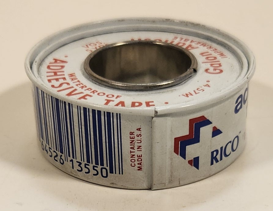 Vintage H.M. Cote Inc. Boucherville, Canada Rico Waterproof Adhesive Tape Tin Metal Container 3