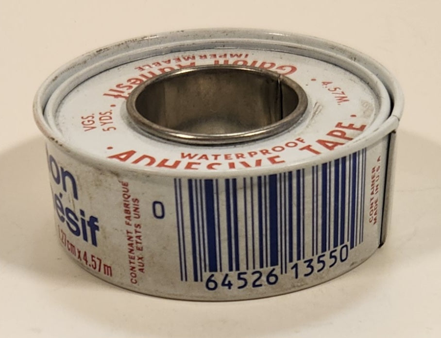 Vintage H.M. Cote Inc. Boucherville, Canada Rico Waterproof Adhesive Tape Tin Metal Container 4
