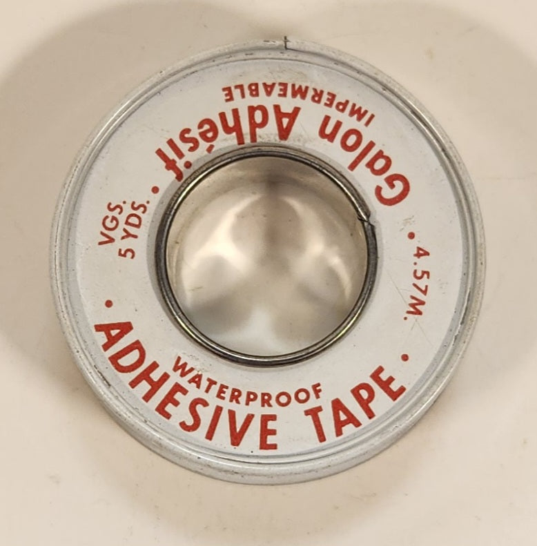 Vintage H.M. Cote Inc. Boucherville, Canada Rico Waterproof Adhesive Tape Tin Metal Container 7