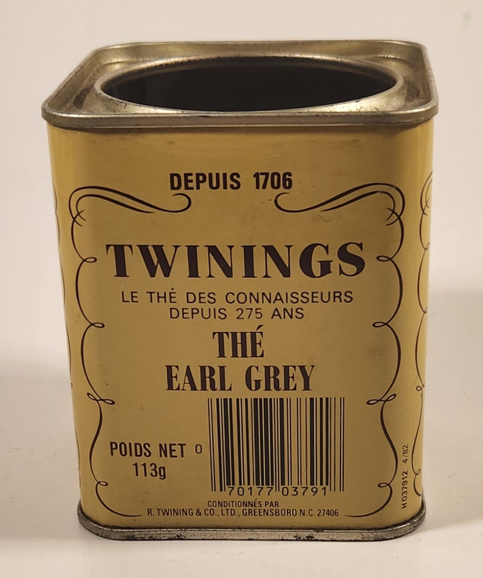 Twinings Earl Grey Tea Tin Metal Container 2