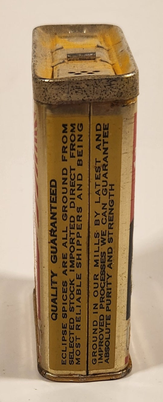 Rare Antique Western Pure Foods Ltd Winnipeg Canada Eclipse Pure Spice Turmeric Tin Metal Container Near Full 2