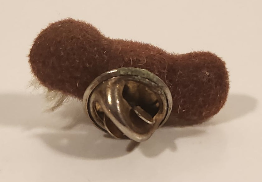 Fuzzy Brown Australian Koala Small Brooch Pin 2