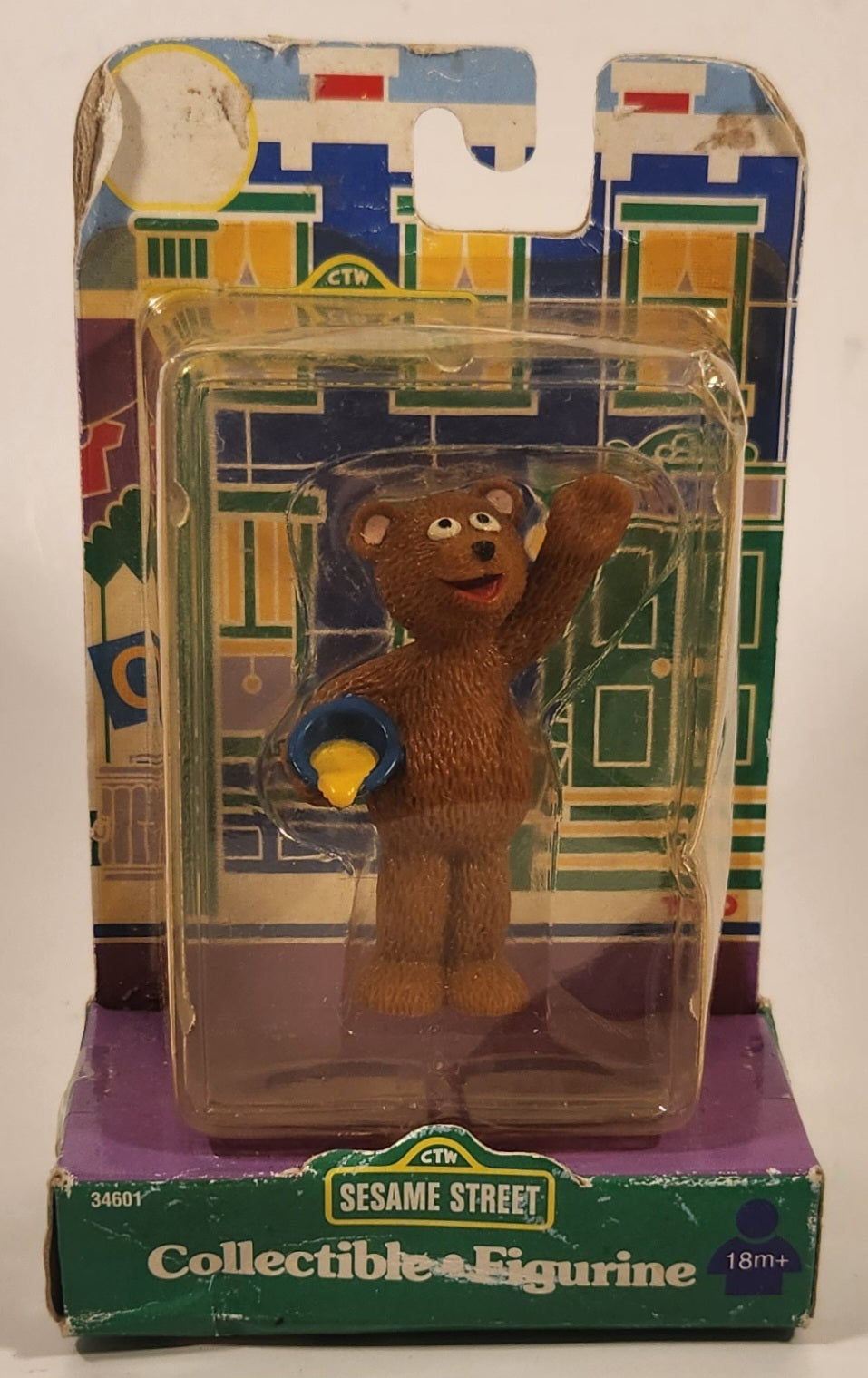 1998 Tyco CTW Sesame Street Muppets Baby Bear 2 1/2" Tall Toy Figure New in Package
