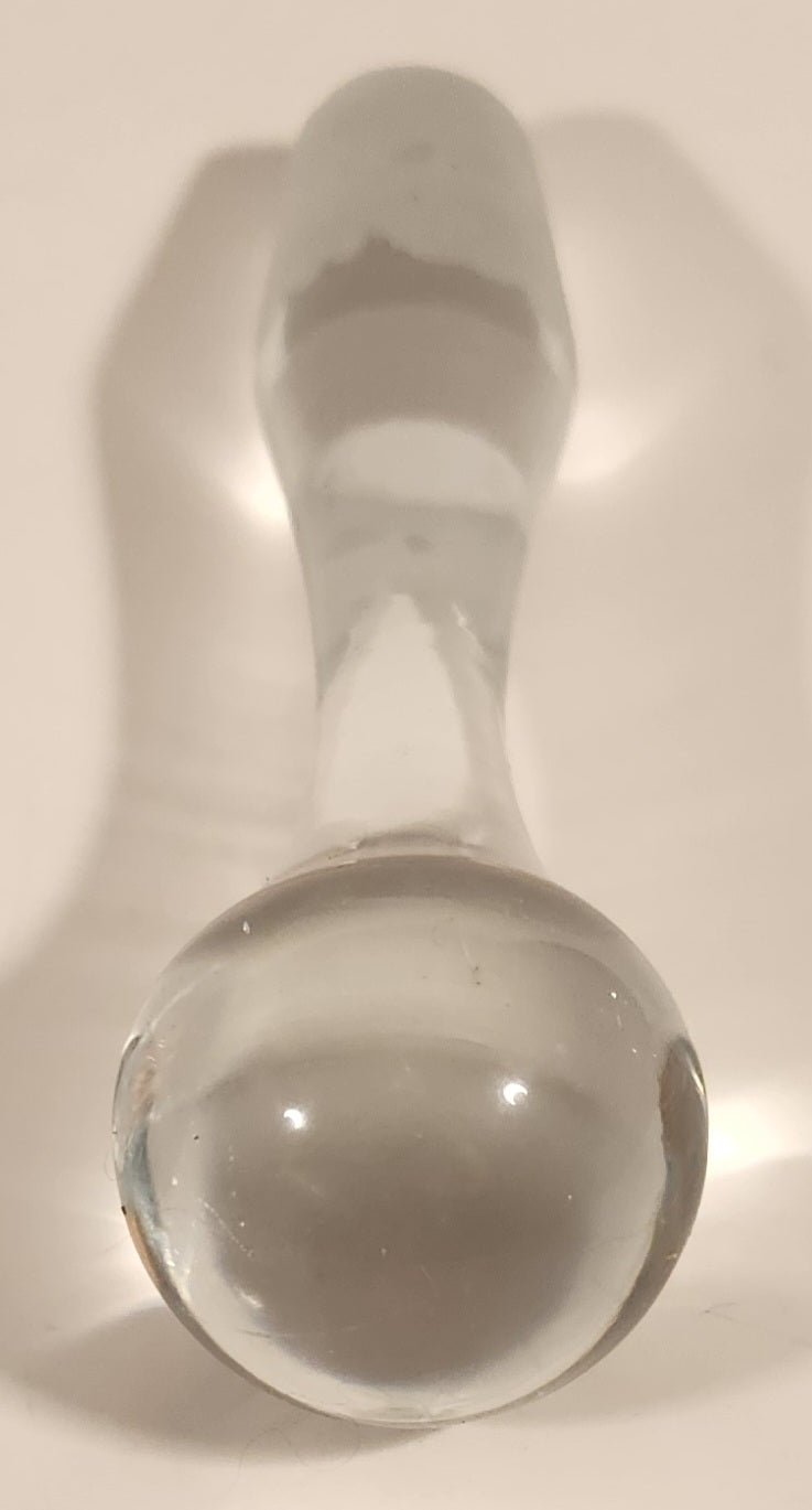 Heavy Clear Glass Bottle Stopper 4