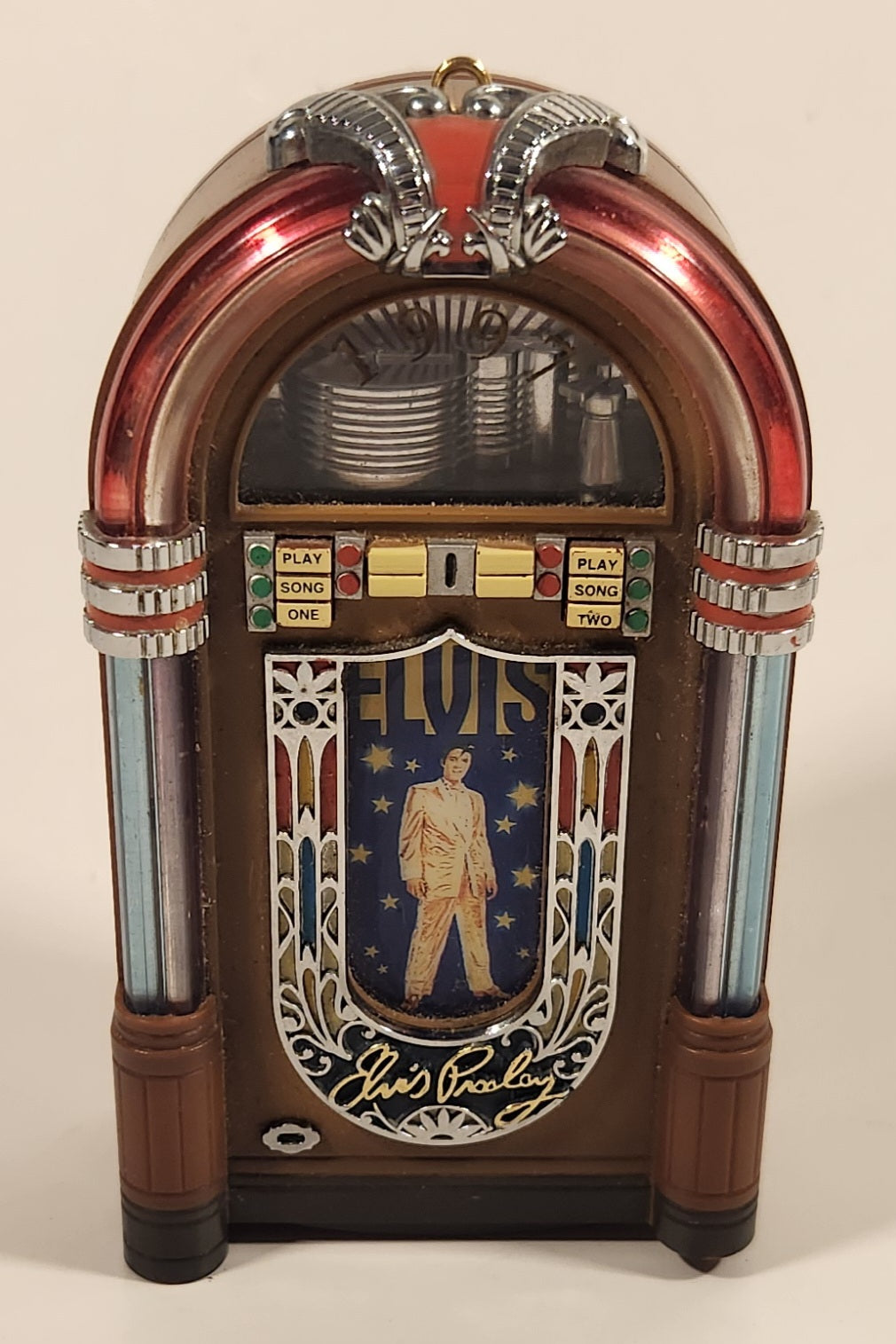 1997 Carlton Cards Elvis Presley Lights & Music Limited Edition Jukebox - Plays Two Songs 3