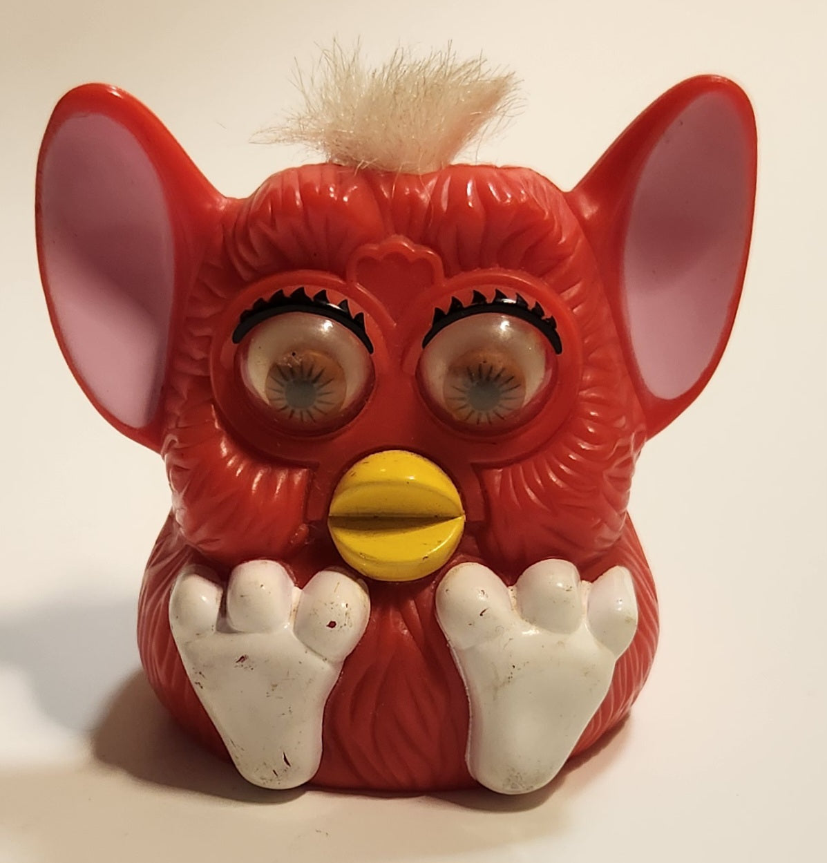 1998 McDonald's Tiger Electronics Furby Red 3" Plastic Toy Figure