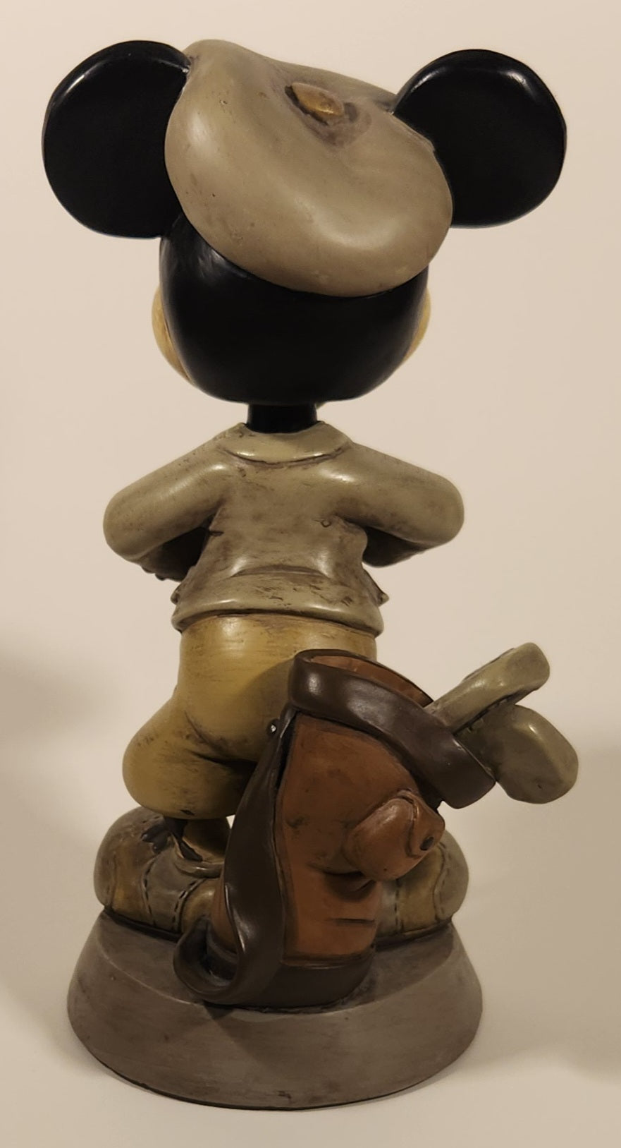 Disney Disneyland Resort Mickey Mouse Golfer 8 1/4" Heavy Resin Bobble-Head 3