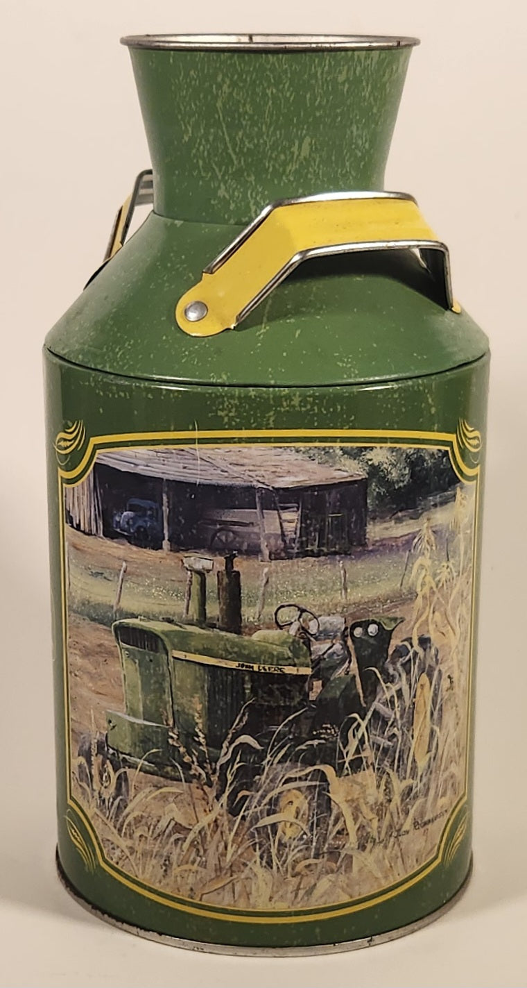 2008 John Deere Judy Richardson Tractors 8" Tin Metal Milk Creamer Jug Can 2